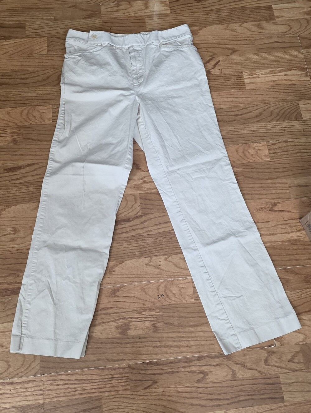 Ralph Lauren cream cotton & spandex Chino pants size 12
